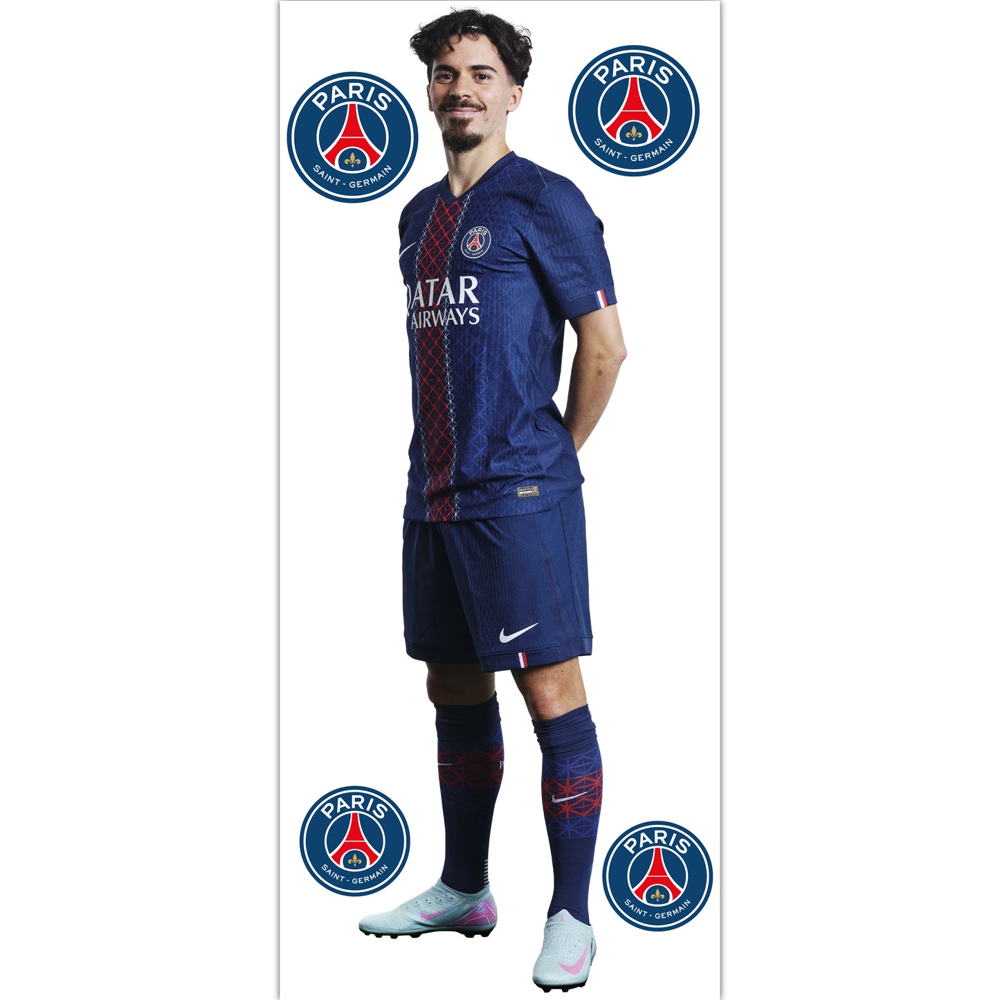 Paris Saint-Germain F.C. Vitinha 25-26 Player Wall Sticker