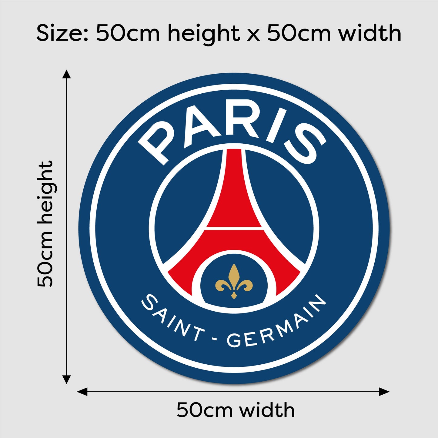 PSG FC Crest LED Backlit Wallpop
