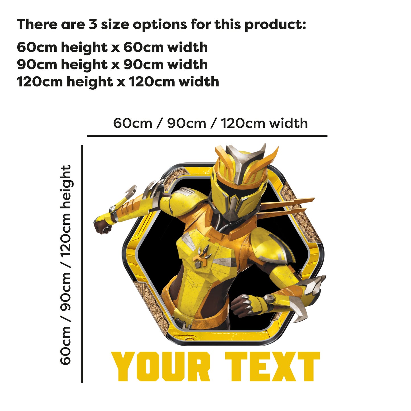 Armorsaurs Wall Sticker - Paloma Badge Personalised Decal Wall Art