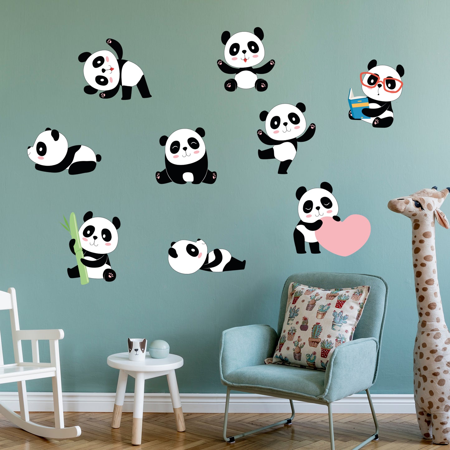 Animal Wall Sticker - Panda Decal Set Wall Sticker