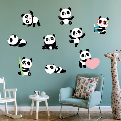 Animal Wall Sticker - Panda Decal Set Wall Sticker