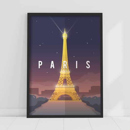 World City Print - Paris Poster Wall Art