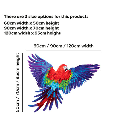 Bathroom Wall Sticker - Parrot Decal Wall Art