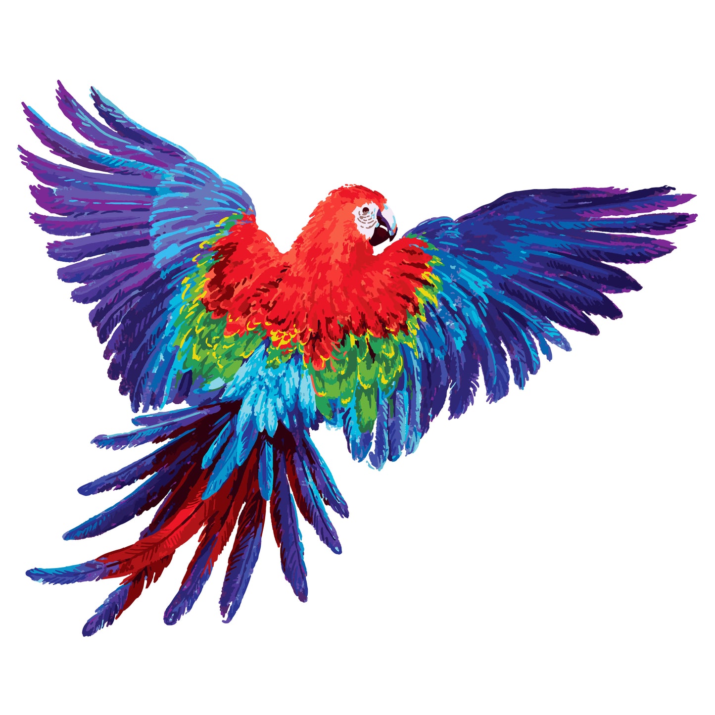 Bathroom Wall Sticker - Parrot Decal Wall Art