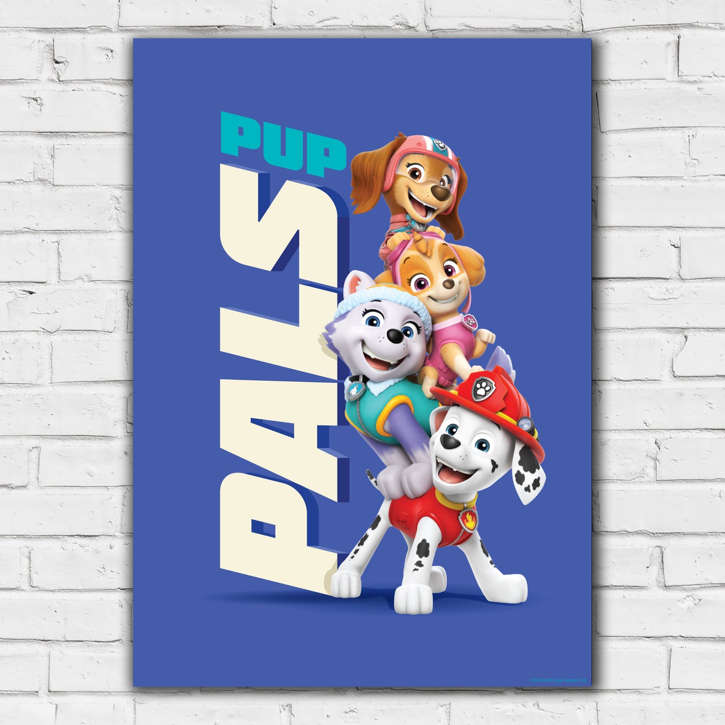 Paw Patrol Print - Pup Pals Stack Poster Wall Art
