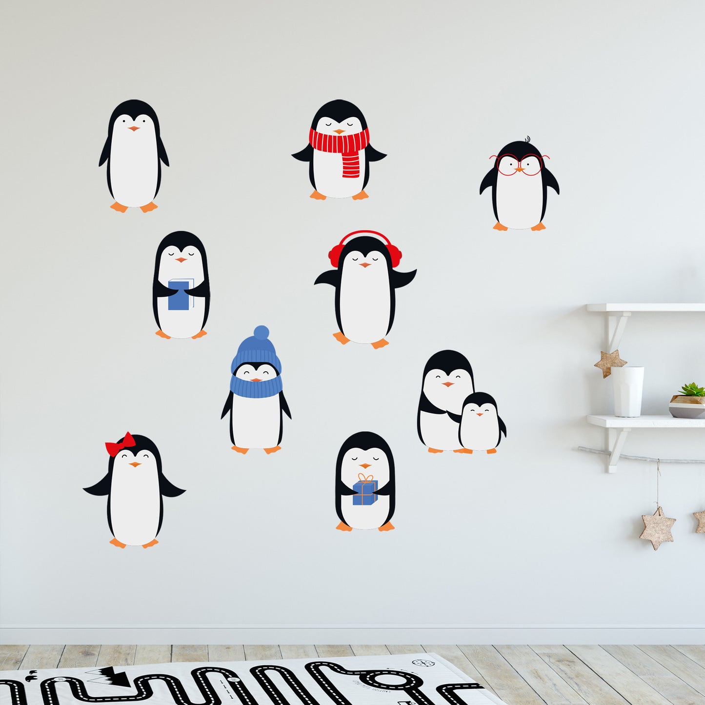 Animal Wall Sticker - Penguin Decal Set Wall Sticker