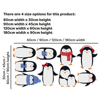 Animal Wall Sticker - Penguin Decal Set Wall Sticker