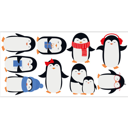 Animal Wall Sticker - Penguin Decal Set Wall Sticker