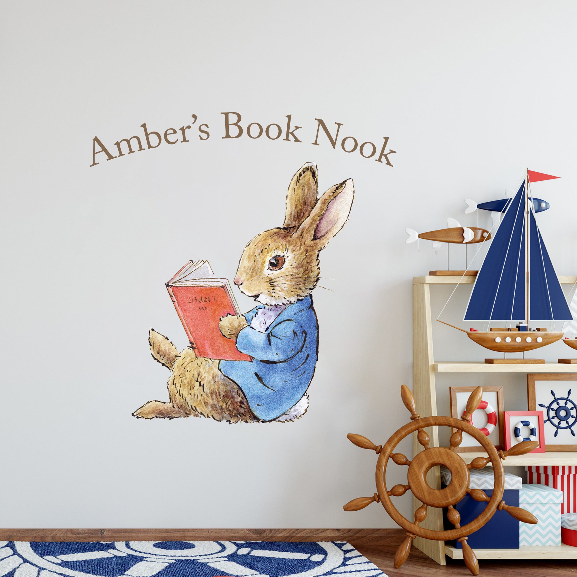 Peter Rabit Reading Peter Rabbit Book Nook – www.themed.co.uk