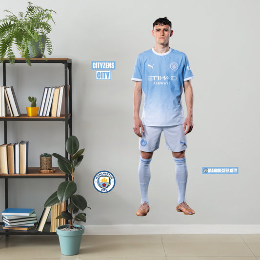 Manchester City FC - Phil Foden 26/27 Player Wall Sticker