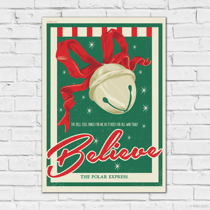 The Polar Express – Believe Poster Wall Art