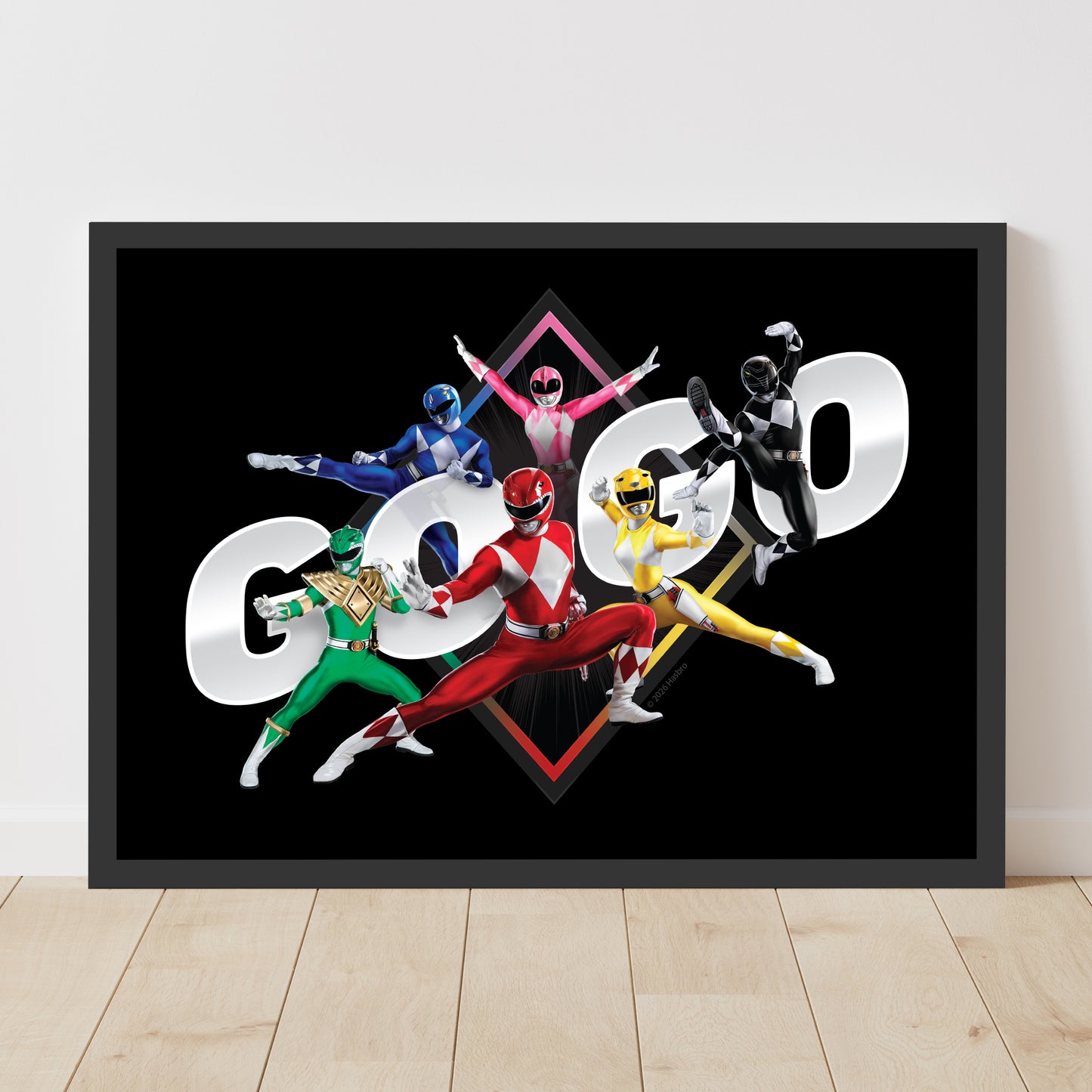 Power Rangers Print - Go Go Poster Wall Art