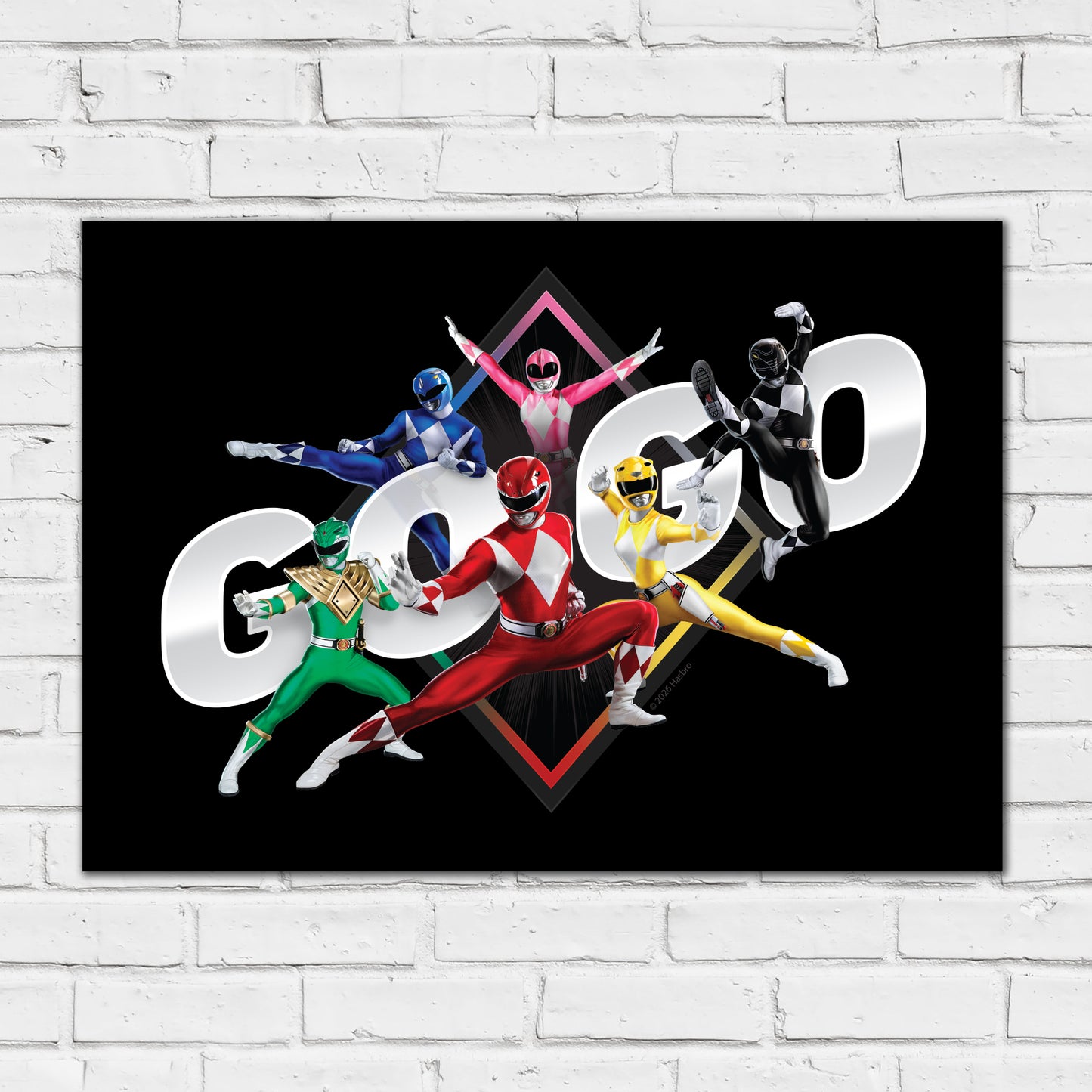 Power Rangers Print - Go Go Poster Wall Art