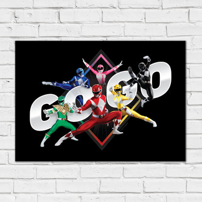 Power Rangers Print - Go Go Poster Wall Art