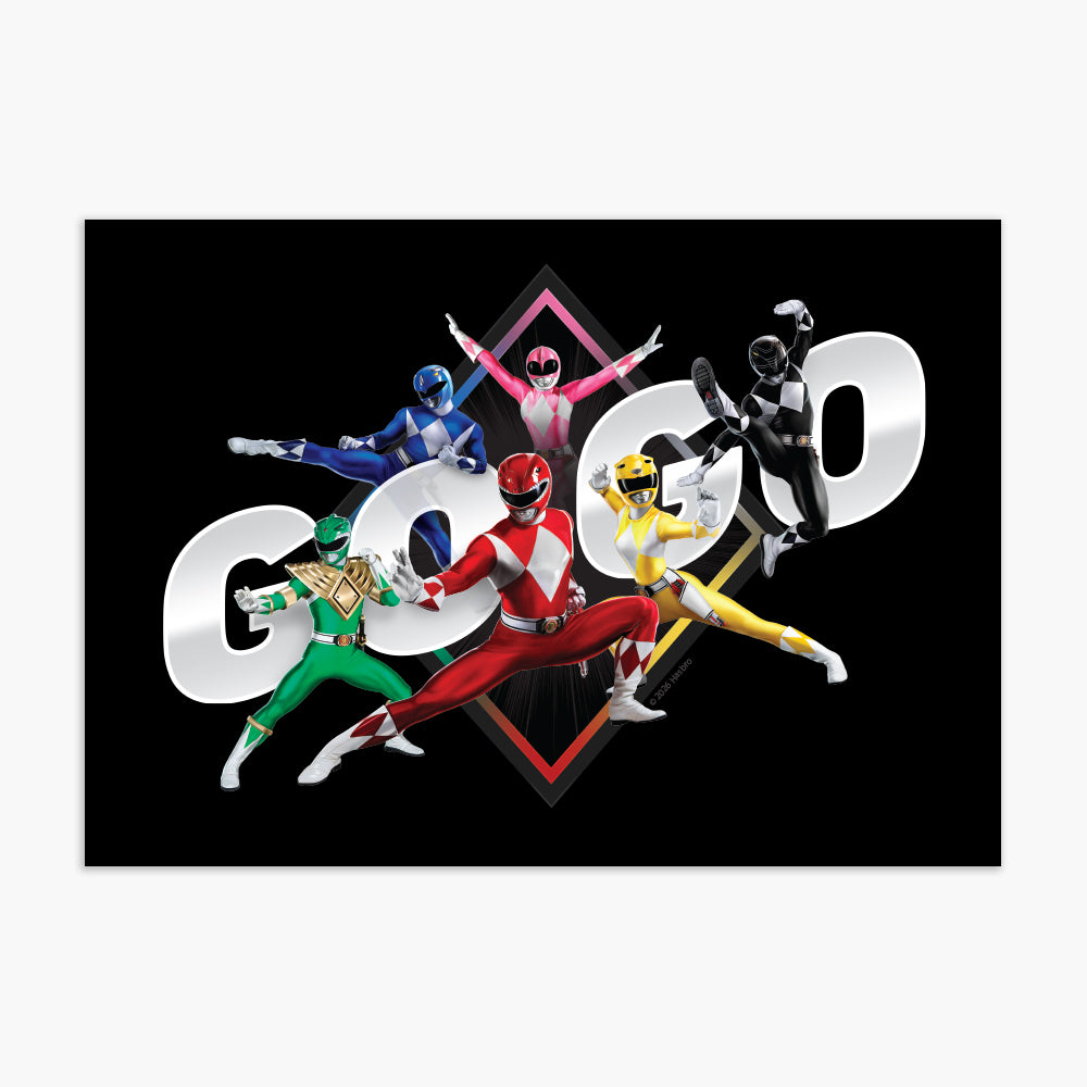 Power Rangers Print - Go Go Poster Wall Art