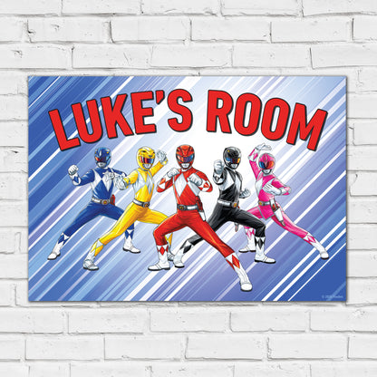 Power Rangers Print - Group Personalised Poster Wall Art