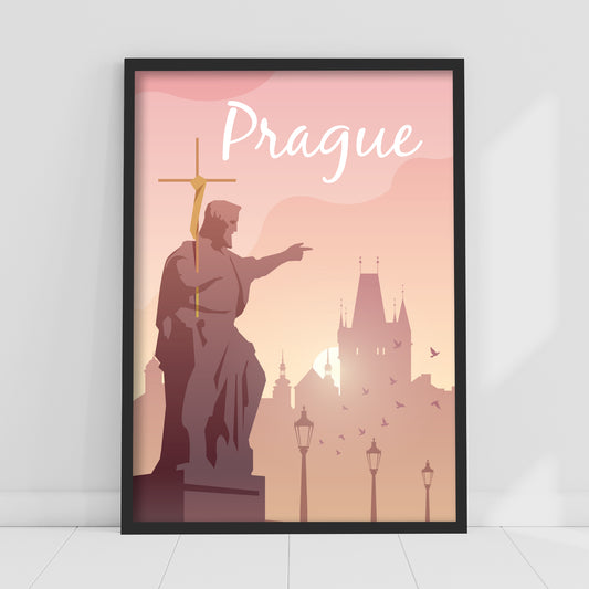 World City Print - Prague Poster Wall Art