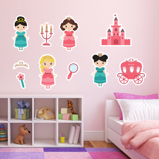 Princess Wall Sticker - Set of 10 Art Decal