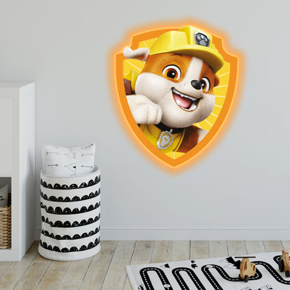 Paw Patrol Rubble LED Backlit Wallpop