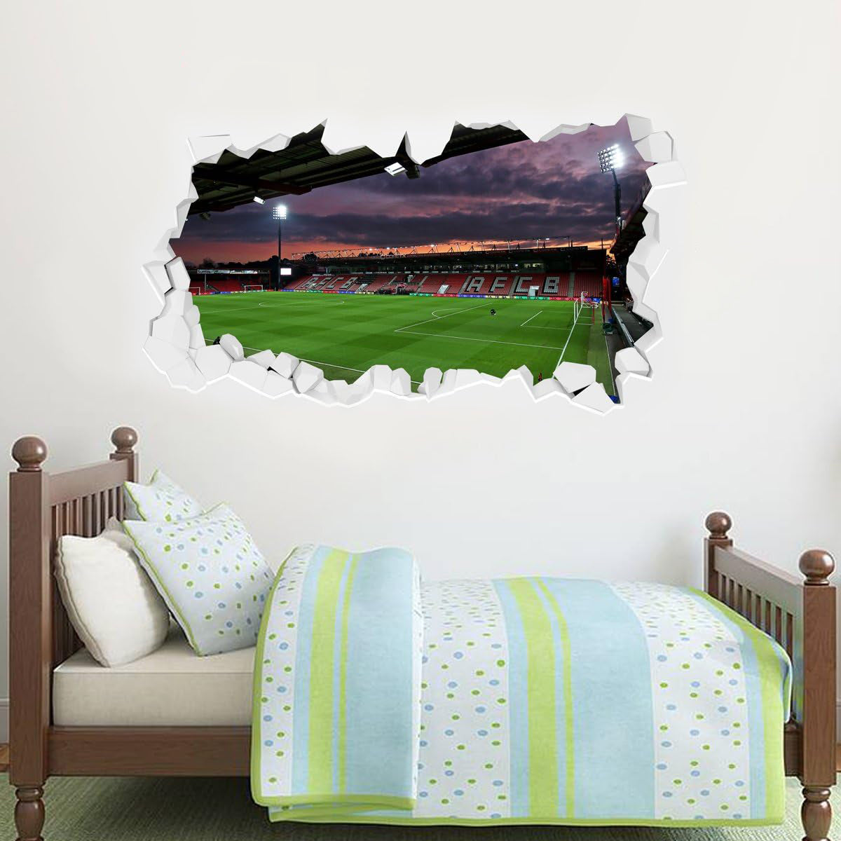 AFC Bournemouth - Smashed Vitality Stadium Wall Mural