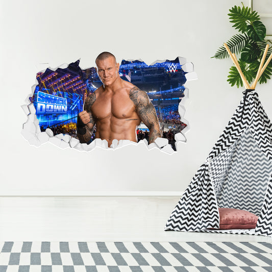 WWE Wall Sticker - Randy Orton Broken Wall