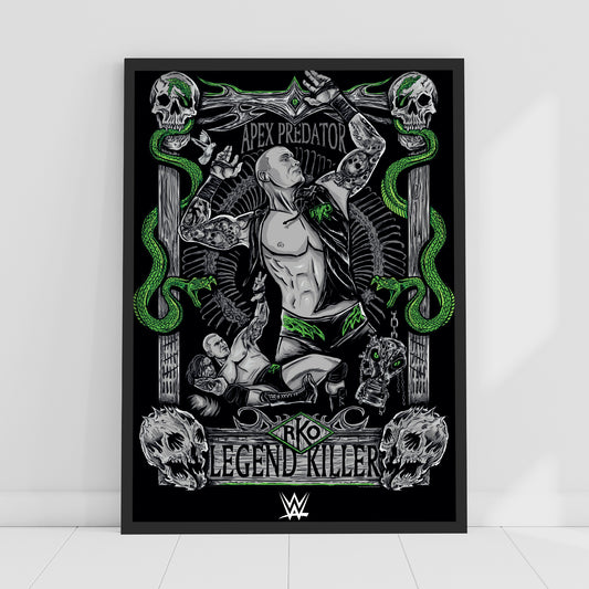 WWE Print - Randy Orton Legend Killer Graphic Poster Wrestling Wall Art