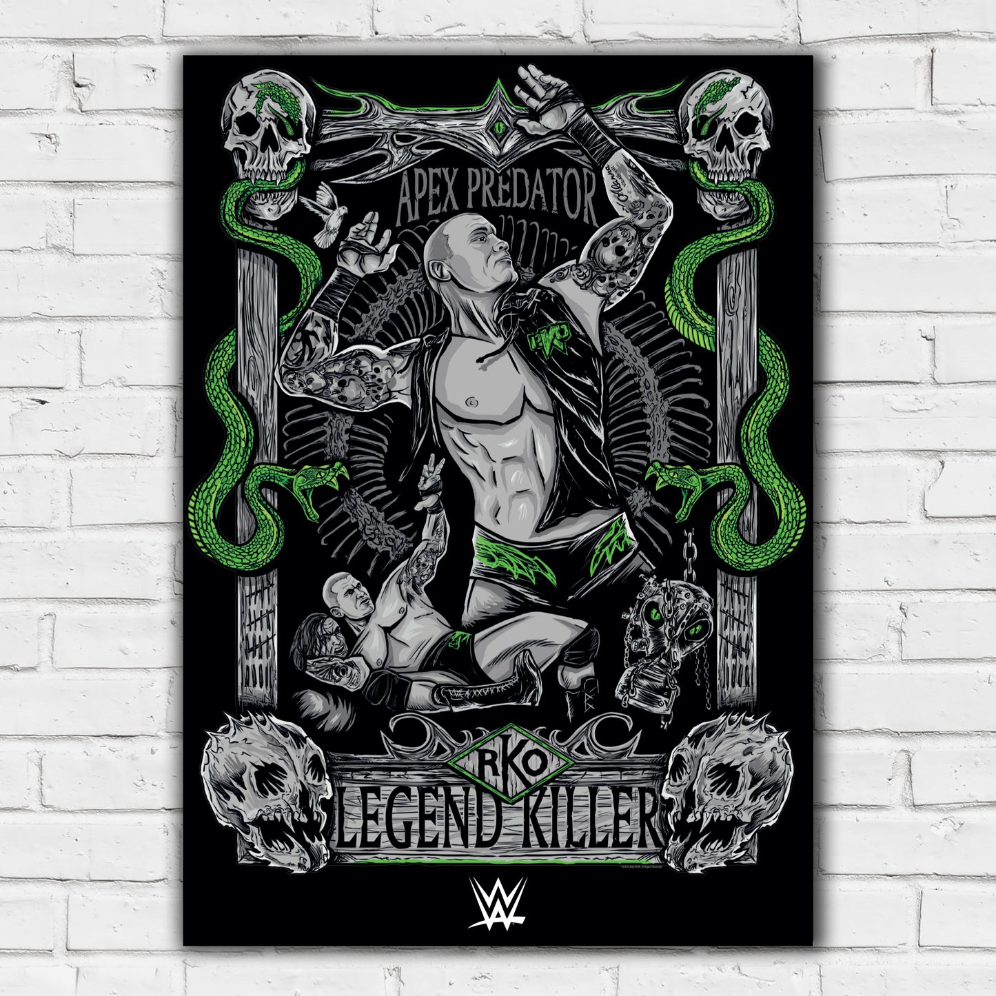 WWE Print - Randy Orton Legend Killer Graphic Poster Wrestling Wall Art