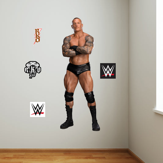 WWE - Randy Orton Wrestler Decal + Bonus Wall Sticker Set