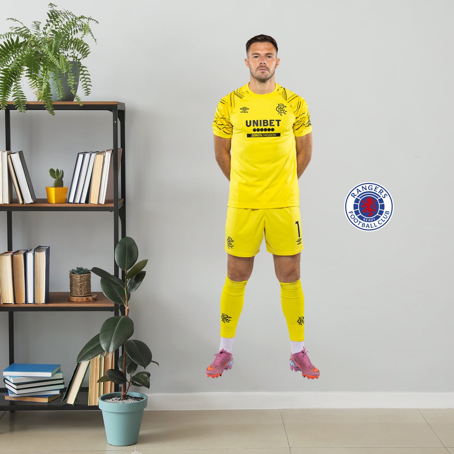 Rangers FC - Jack Butland 25/26 Player Wall Sticker