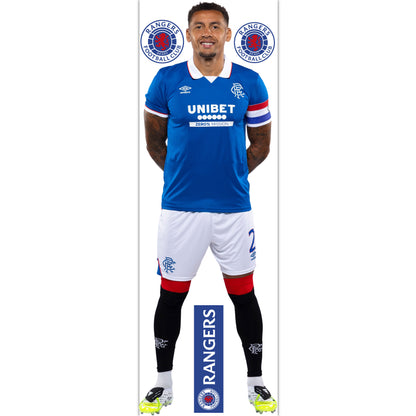 Rangers FC - James Tavernier 25/26 Player Wall Sticker