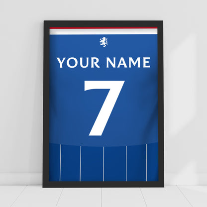 Rangers F.C - 26/27 Personalised Shirt Pattern Print