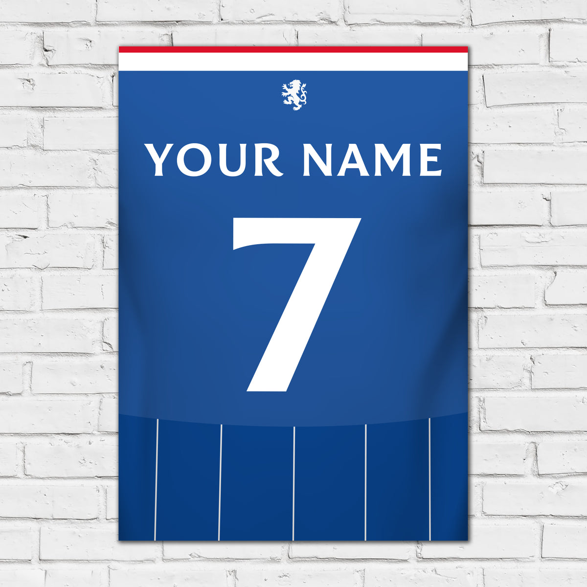 Rangers F.C - 26/27 Personalised Shirt Pattern Print