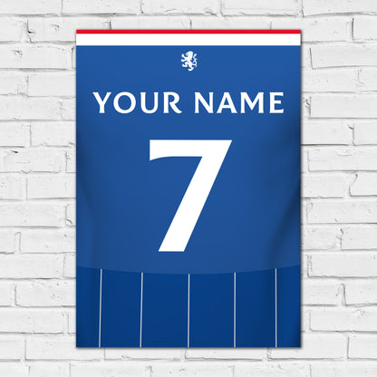 Rangers F.C - 26/27 Personalised Shirt Pattern Print