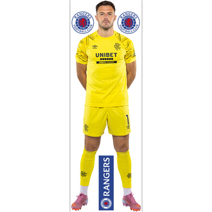 Rangers FC - Jack Butland 25/26 Player Wall Sticker