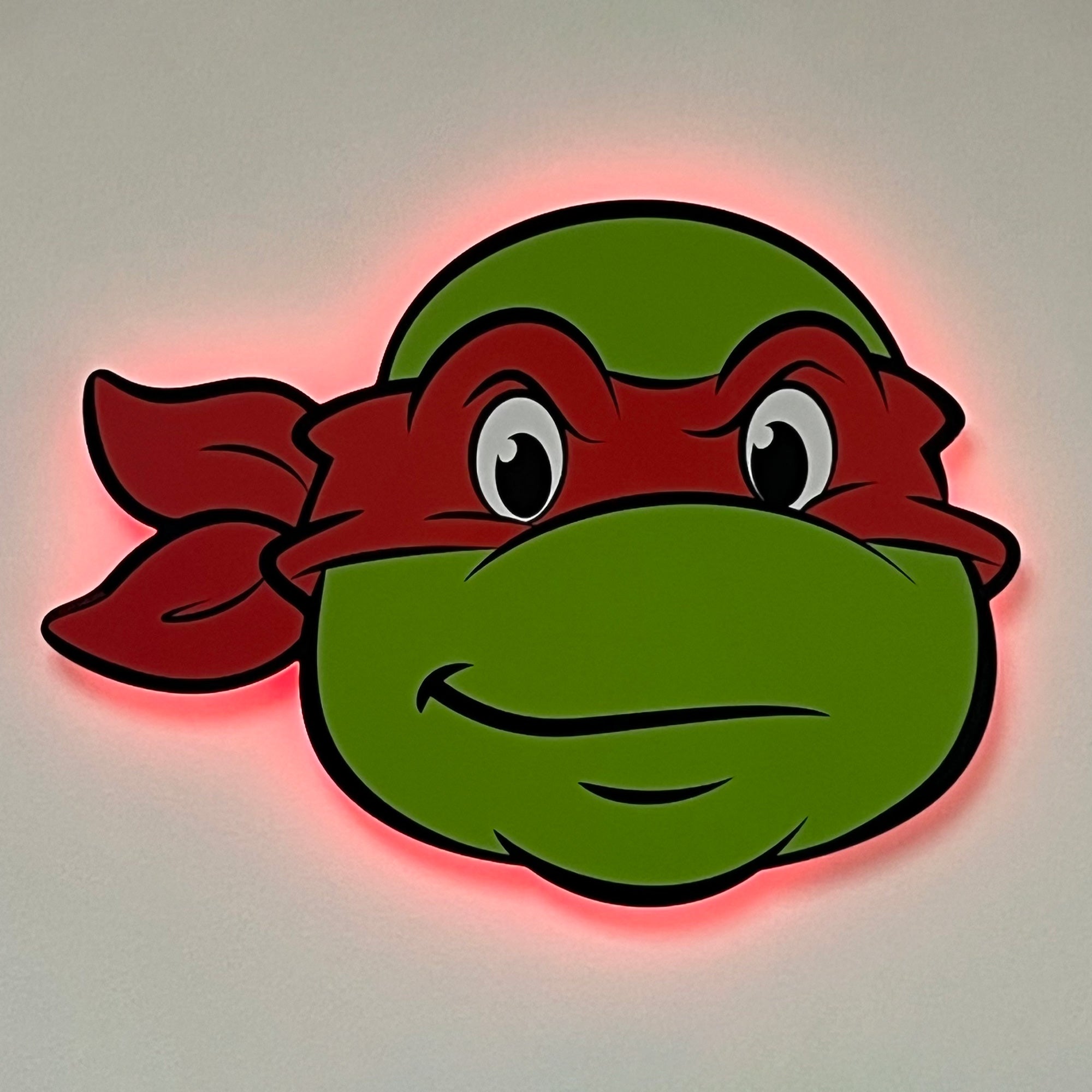Trules Raph Teenage Mutant Ninja Turtles Raph LED Backlit Wallpop – www.themed.co.uk