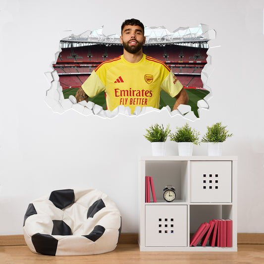 Arsenal FC - Raya 25/26 Broken Wall Sticker