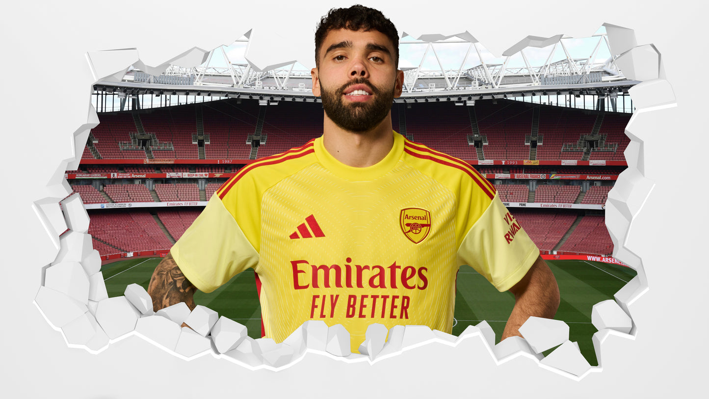 Arsenal FC - Raya 25/26 Broken Wall Sticker
