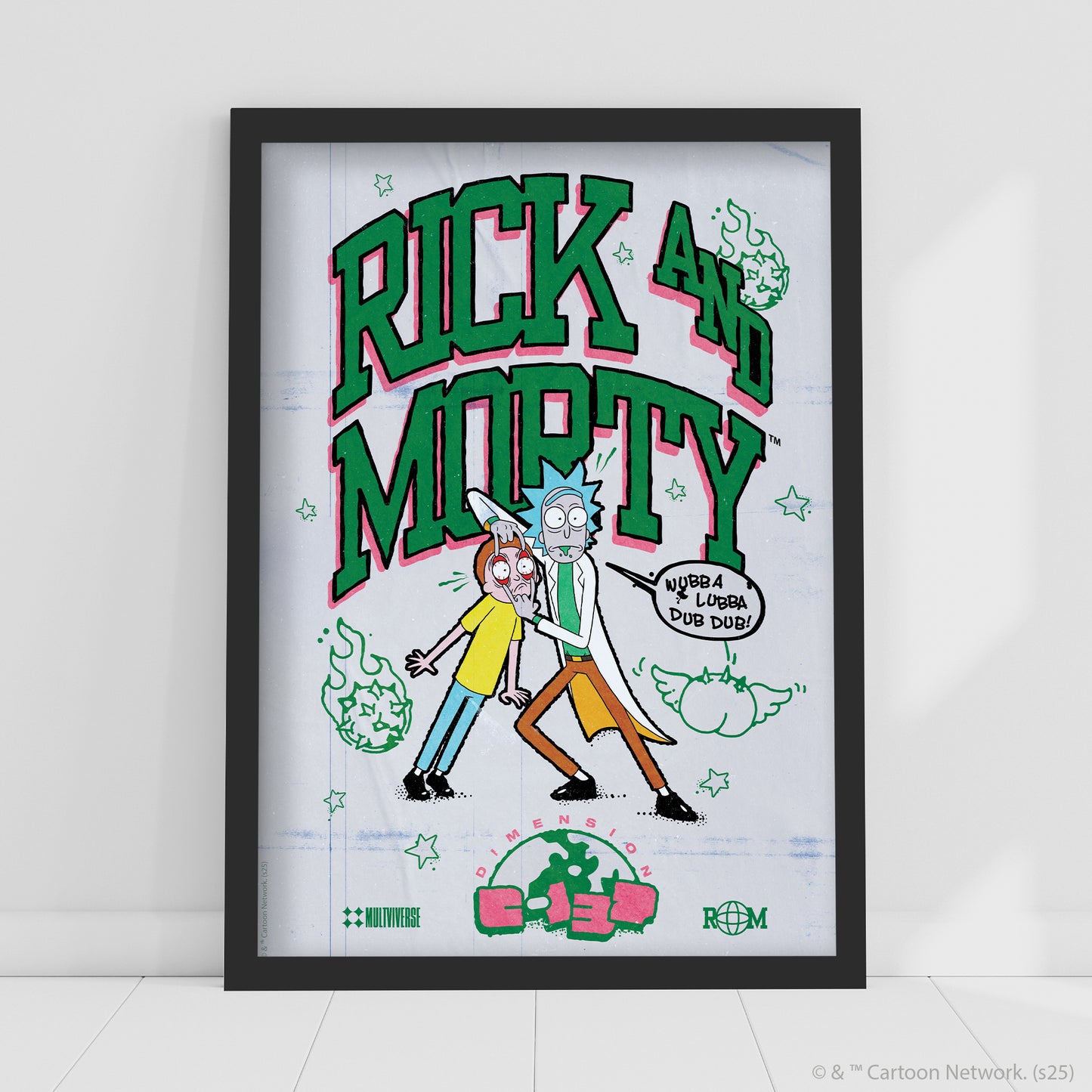 Rick And Morty Print – Doodle Poster Wall Art