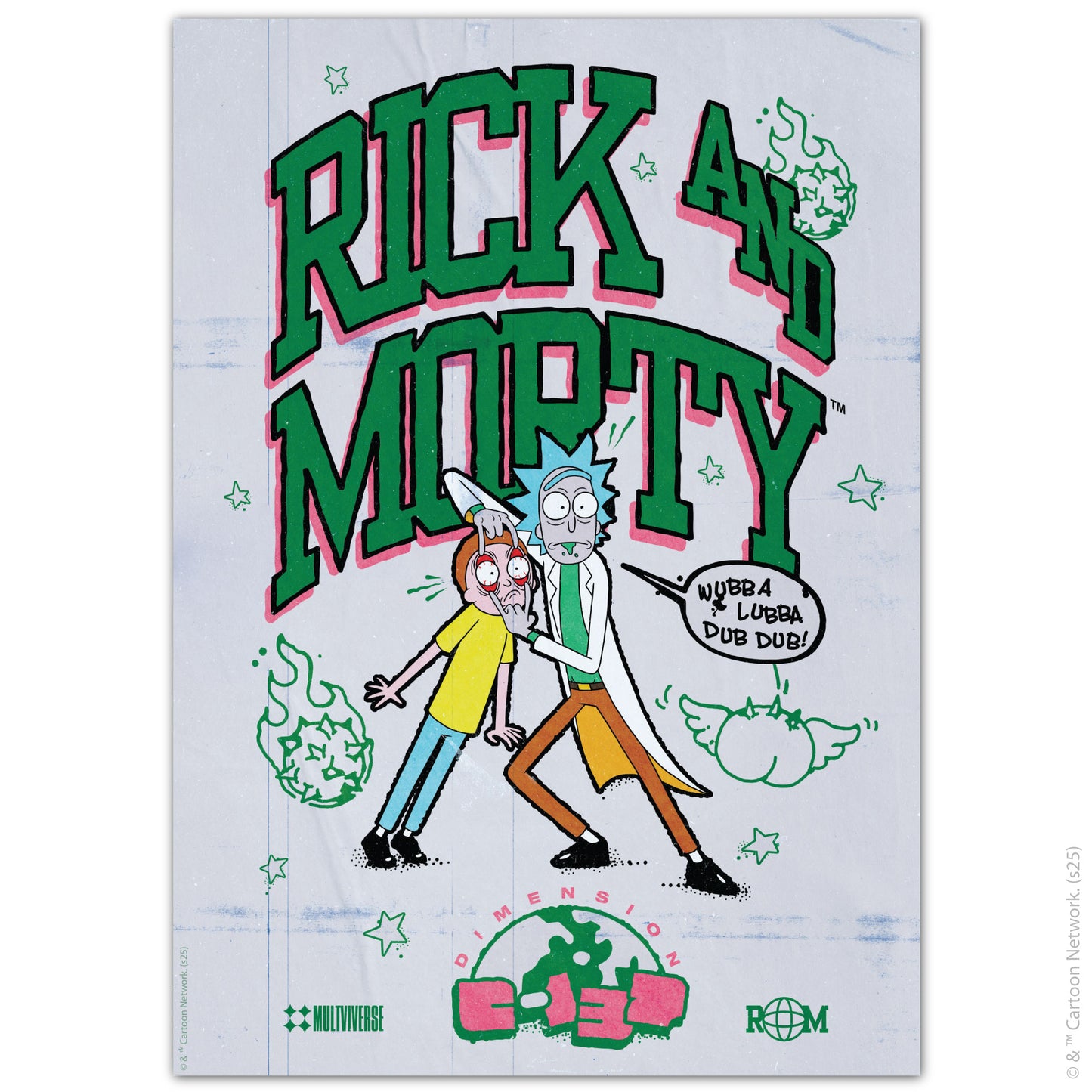 Rick And Morty Print – Doodle Poster Wall Art