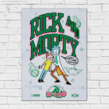 Rick And Morty Print – Doodle Poster Wall Art