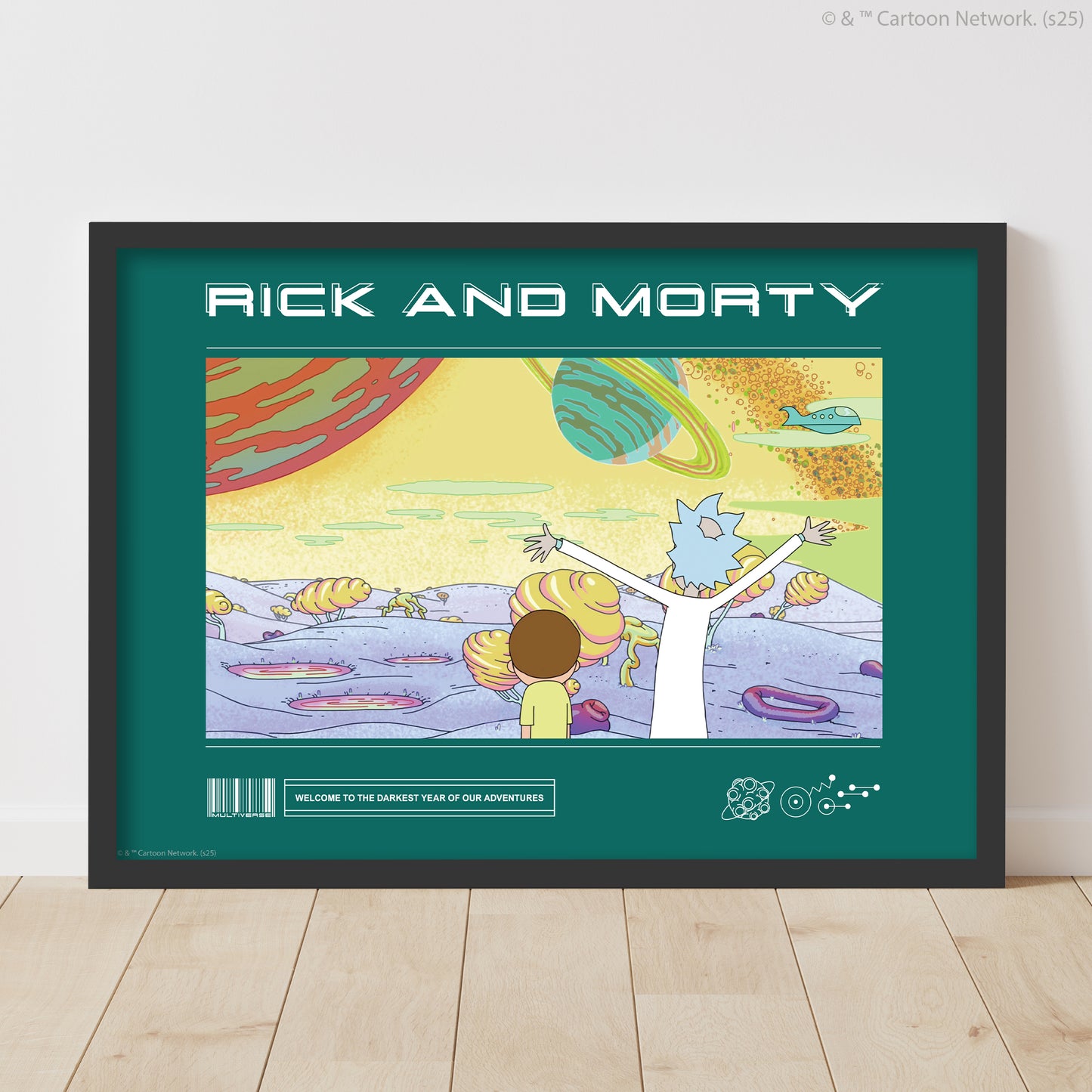 Rick And Morty Print – Looking At Planets Poster Wall Art