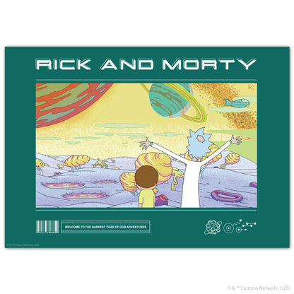 Rick And Morty Print – Looking At Planets Poster Wall Art