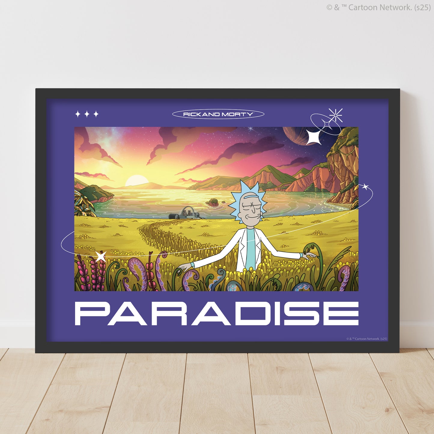 Rick And Morty Print – Paradise Poster Wall Art