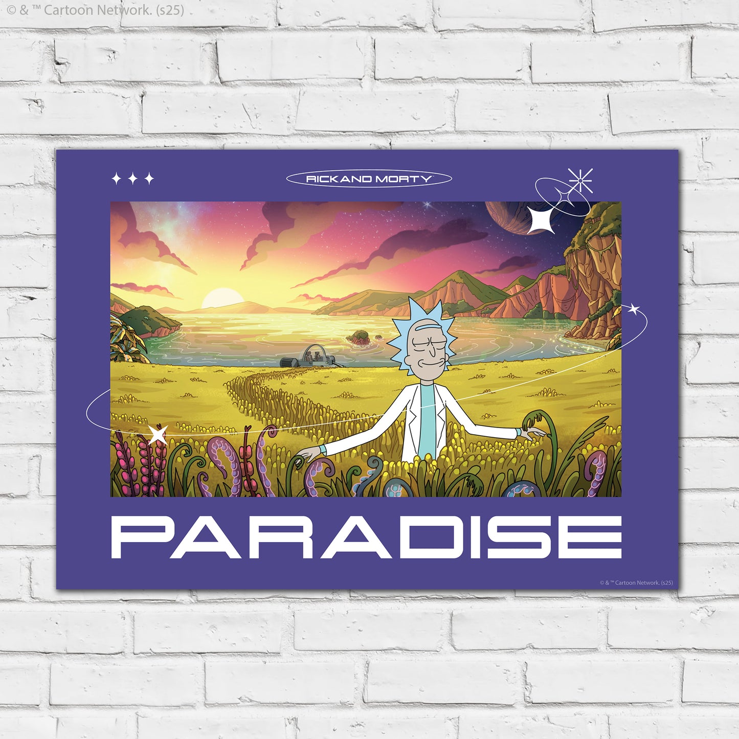Rick And Morty Print – Paradise Poster Wall Art