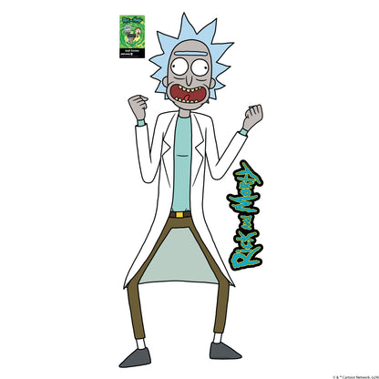 Rick and Morty Wall Sticker – Rick Screaming Wall Decal Art