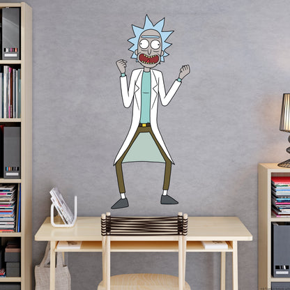 Rick and Morty Wall Sticker – Rick Screaming Wall Decal Art