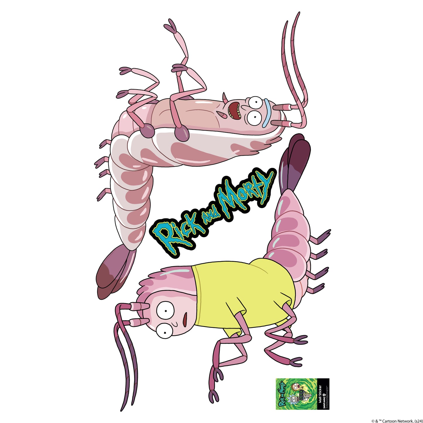 Rick and Morty Wall Sticker – Shrimps Wall Decal Art