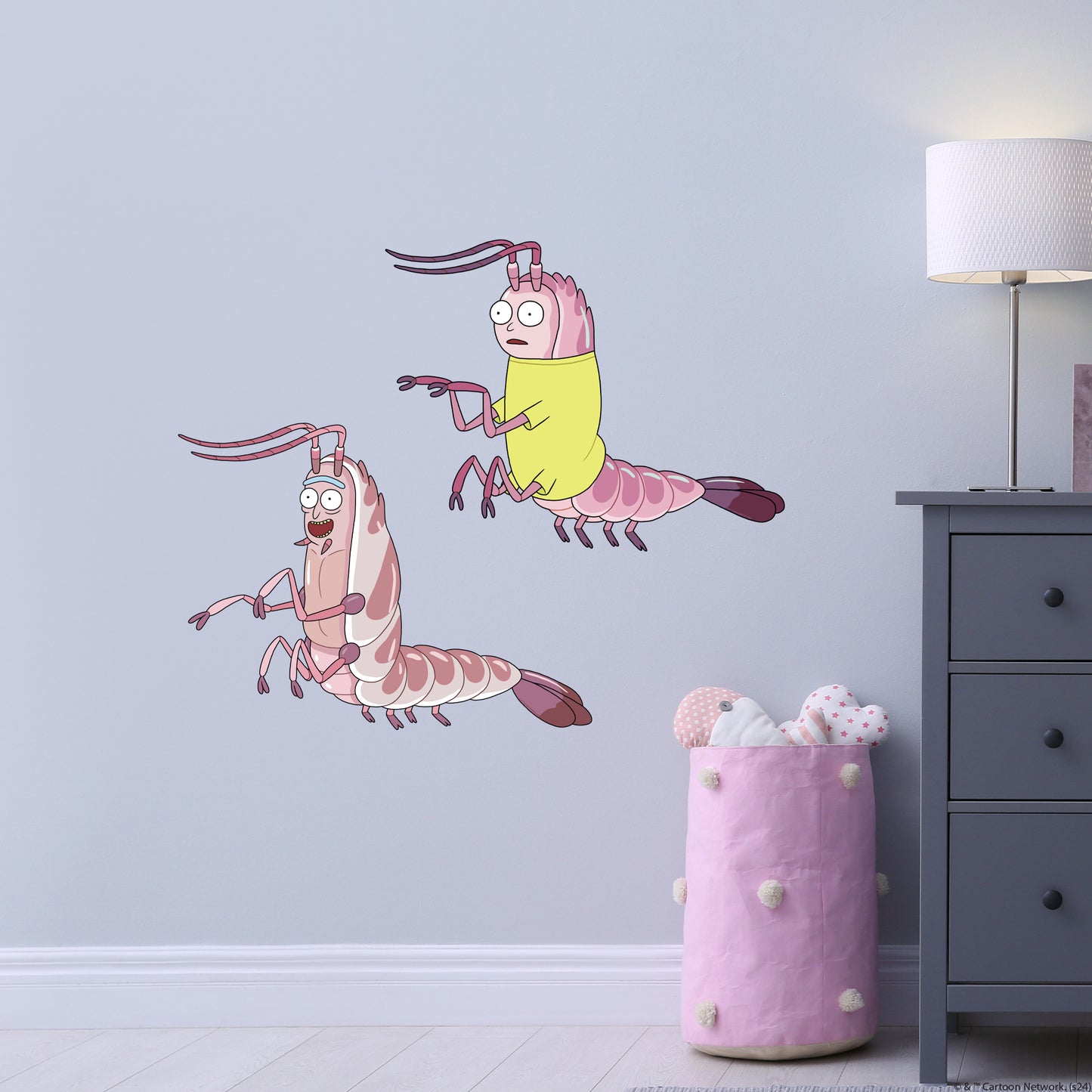 Rick and Morty Wall Sticker – Shrimps Wall Decal Art