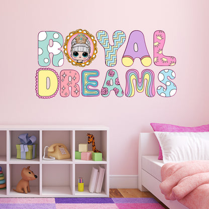 L.O.L Surprise! Wall Sticker - Reign Royal Dreams Wall Art