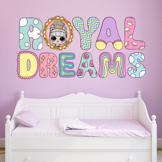 L.O.L Surprise! Wall Sticker - Reign Royal Dreams Wall Art